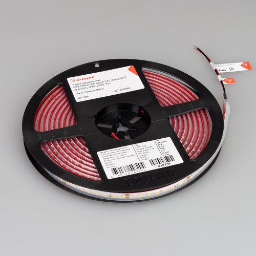 Светодиодная лента 24В Arlight RTW-PR-A128-10mm 9.6Вт/м 3000К IP66 5м фото Светодиодная лента 24В Arlight RTW-PR-A128-10mm 9.6Вт/м 3000К IP66 5м картинка